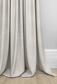 Florence Faux Suede, Grey Mist - Made to Measure Curtains